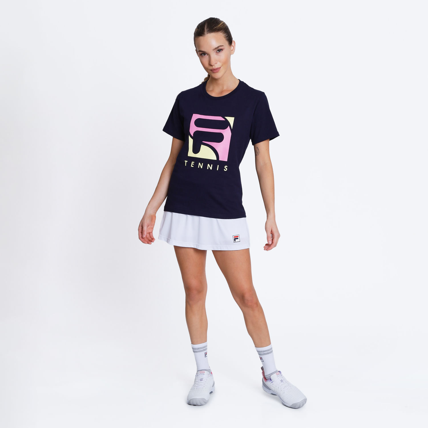 POLLERA CORTA MUJER FILA TENNIS BASIC — imagen 4