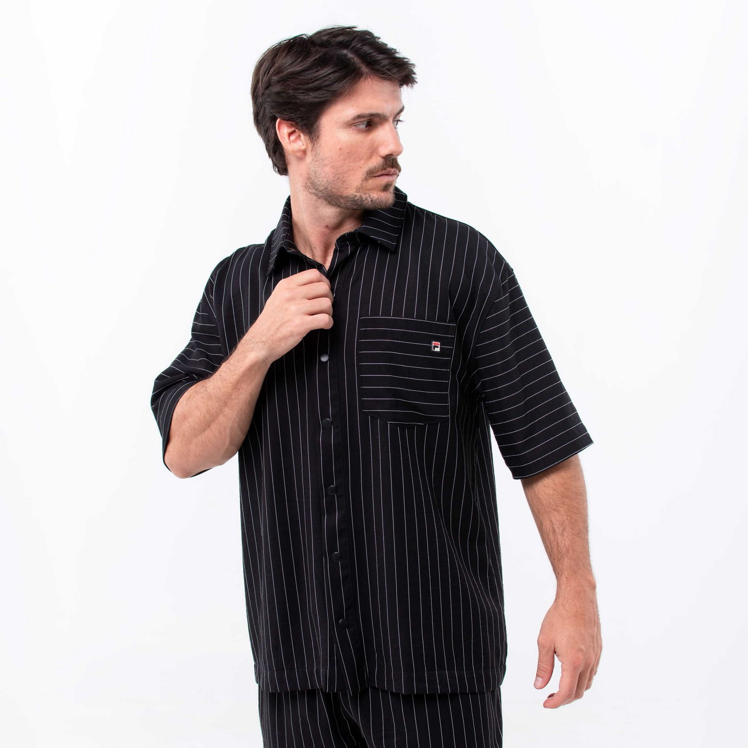 CAMISETA HOMBRE FILA OVER UC PINSTRIPE — imagen 5
