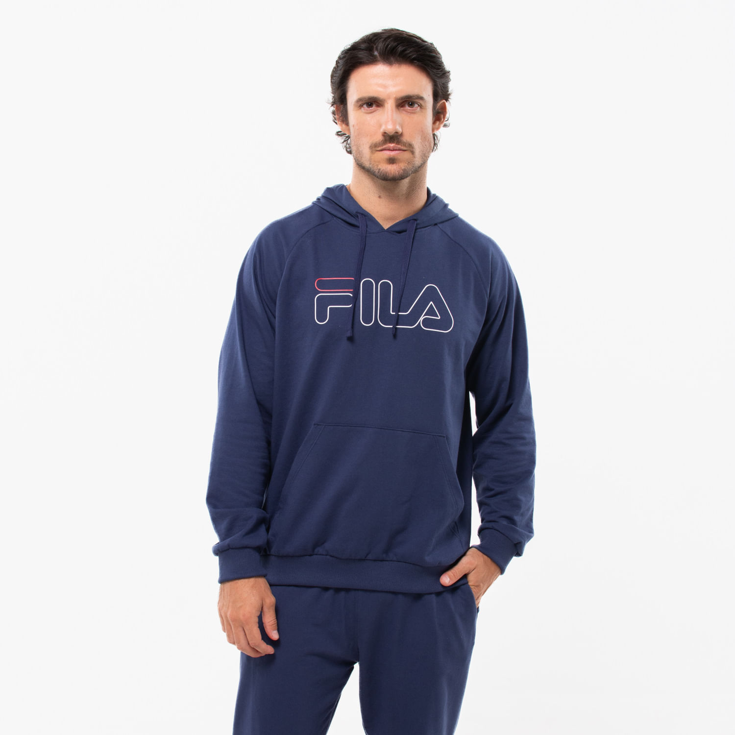 BUZO CANGURO HOMBRE FILA OUTLINE LIGHT