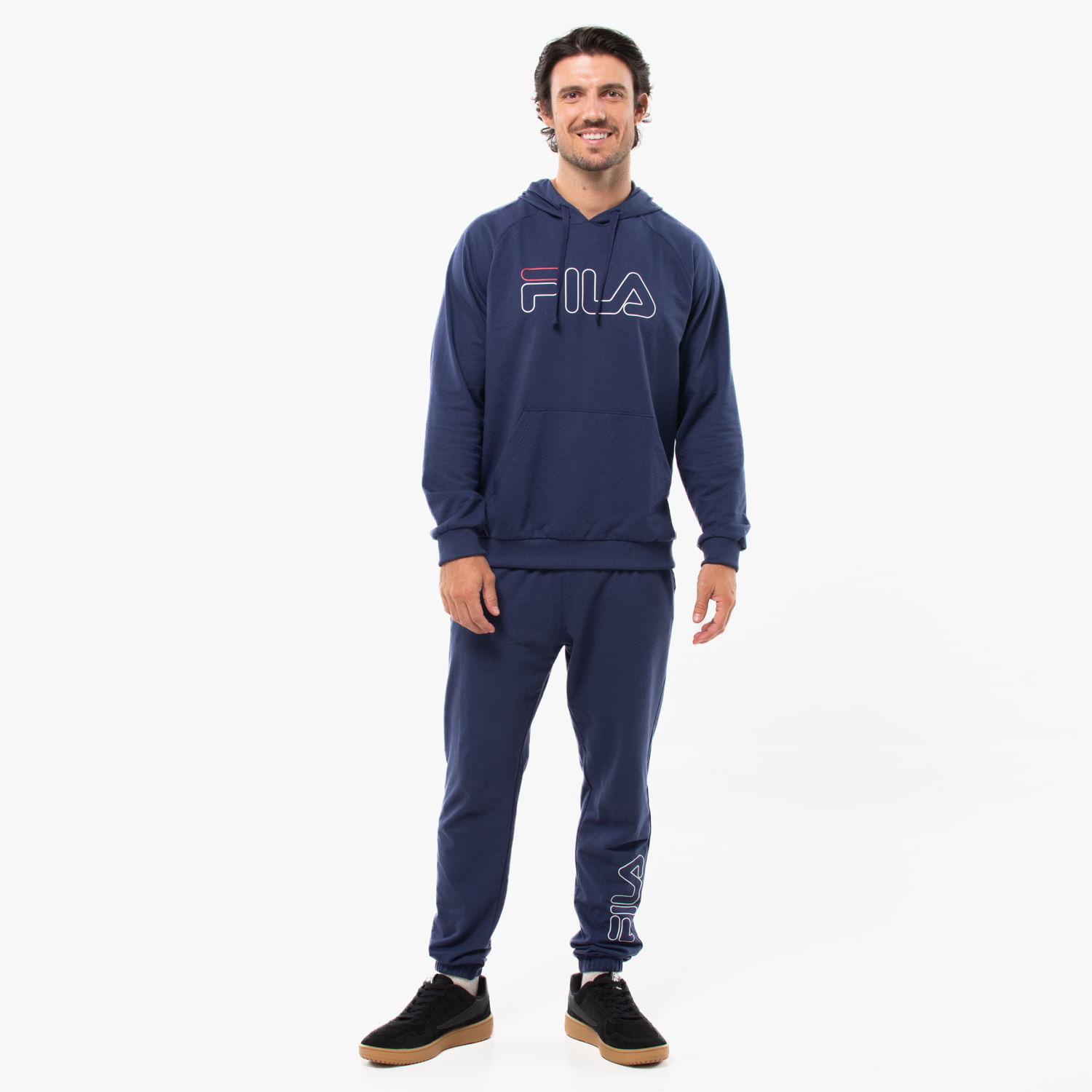 BUZO CANGURO HOMBRE FILA OUTLINE LIGHT — imagen 4