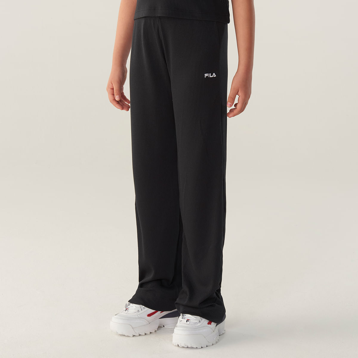 PANTALON JUVENIL FILA WIDE CANELADA — imagen 3