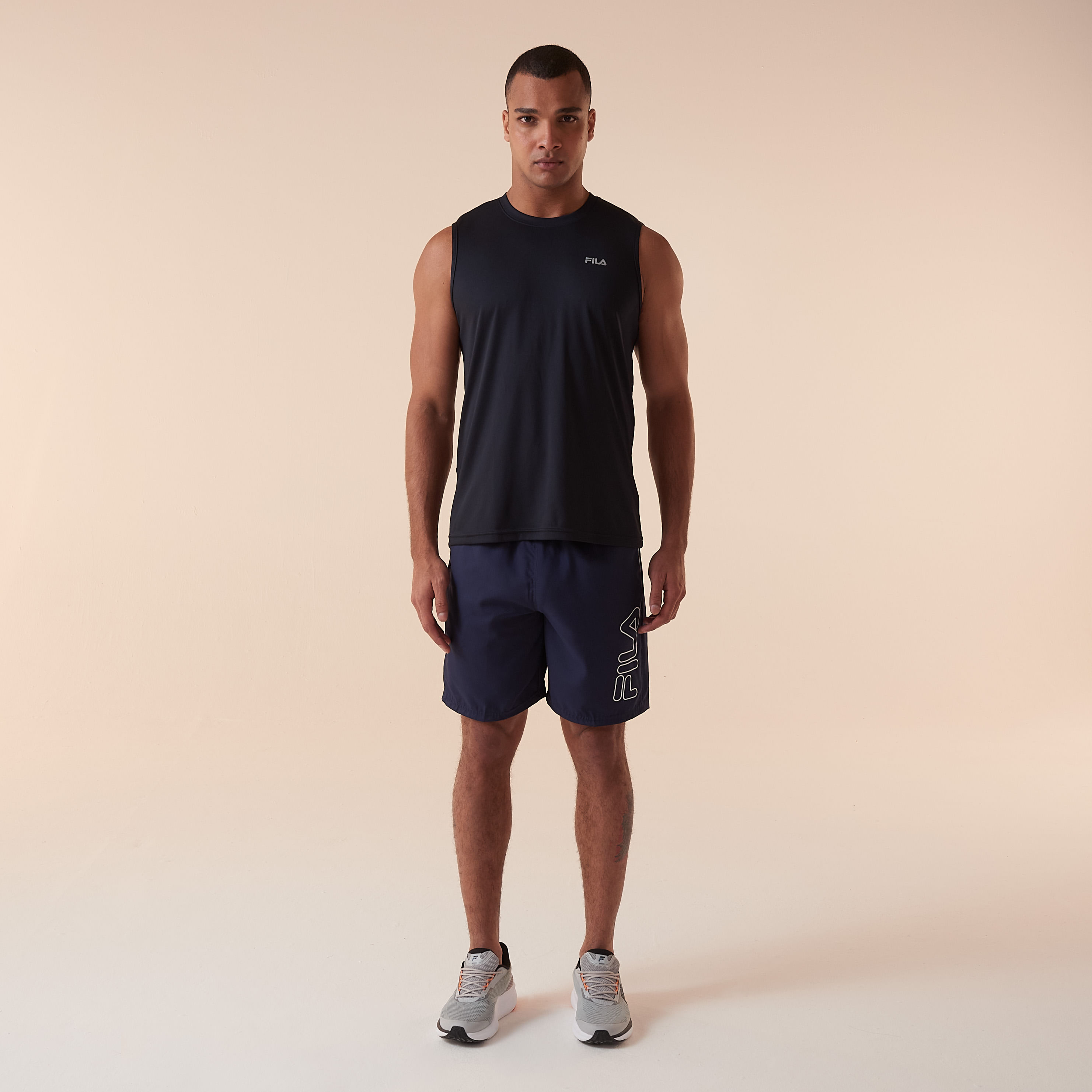 REMERA SM MASCULINA FILA BASIC SPORTS II — imagen 3
