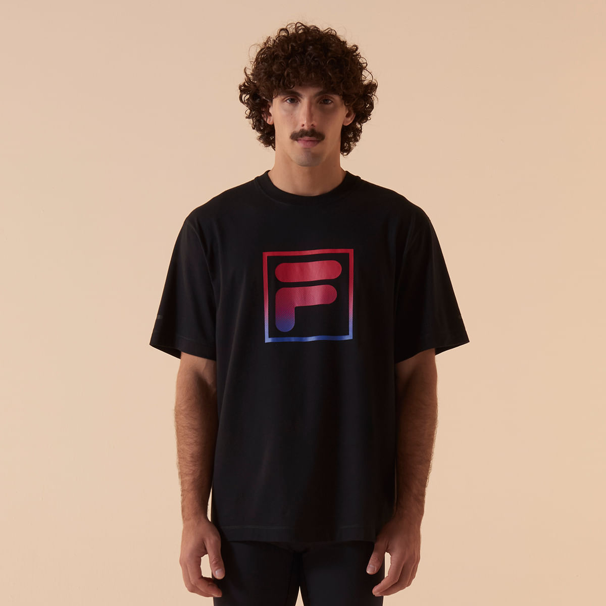 REMERA MASCULINA FILA OVER COTTON UNION RACER
